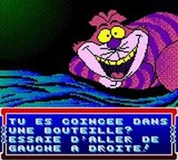 une photo d'Ã©cran de Alice in Wonderland sur Nintendo Game Boy Color